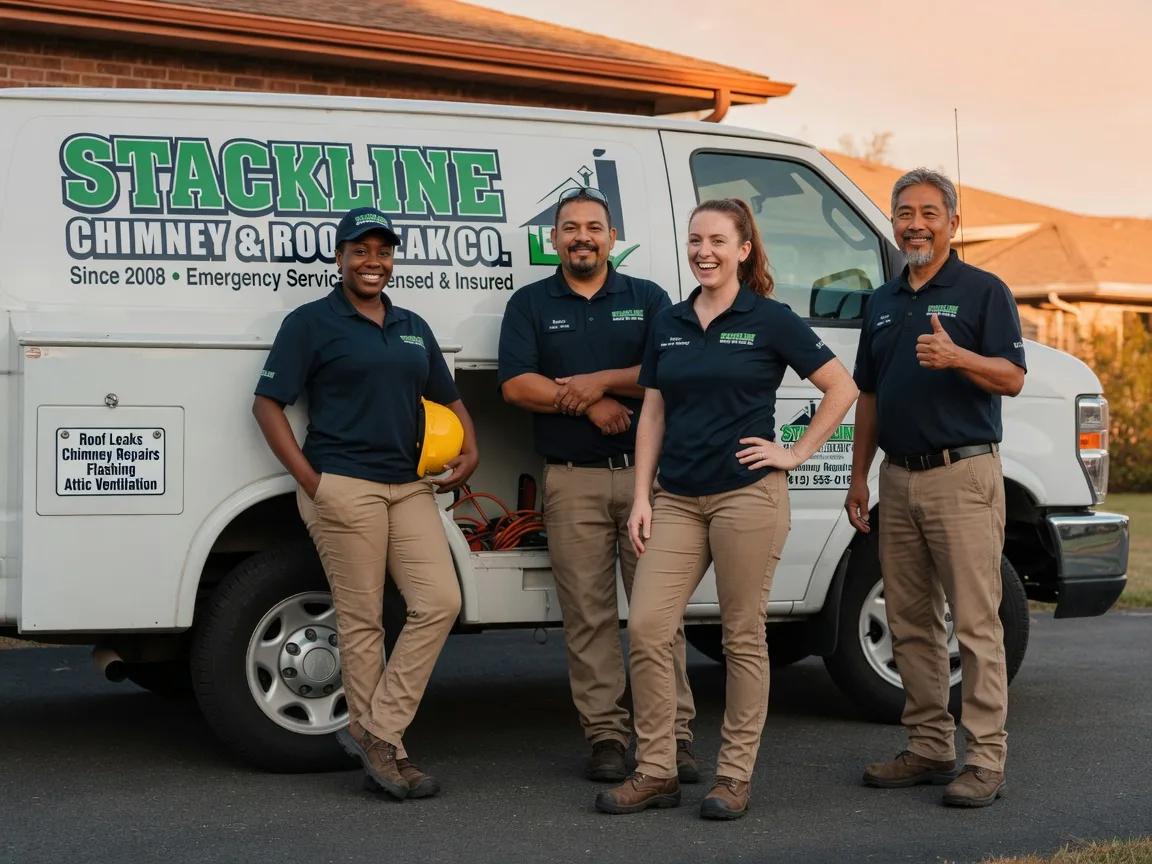 Chimney flashing repair company in Chesterfield, IL